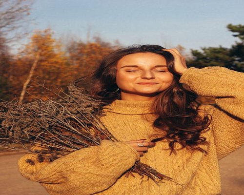 Portrait of smiling woman